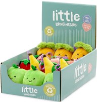 Living Nature llavero de peluche fruta - clip suave y colorido