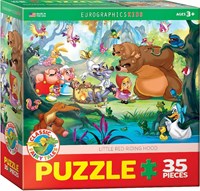 Eurographics puzzle Caperucita Roja - 35 piezas puzzle cartón infantil