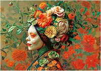 Educa puzzle Lizard Queen - 500 piezas - rompecabezas colorido fantasía