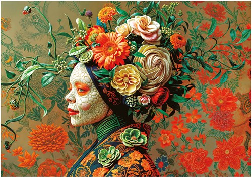 Educa puzzle Lizard Queen - 500 piezas - rompecabezas colorido fantasía