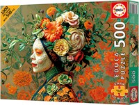 Educa puzzle Lizard Queen - 500 piezas - rompecabezas colorido fantasía-2