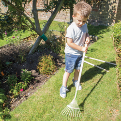 Bigjigs Toys Long handled leaf rake