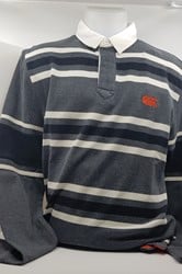 Long Sleeve Stripe Rugby Shirt Old School S