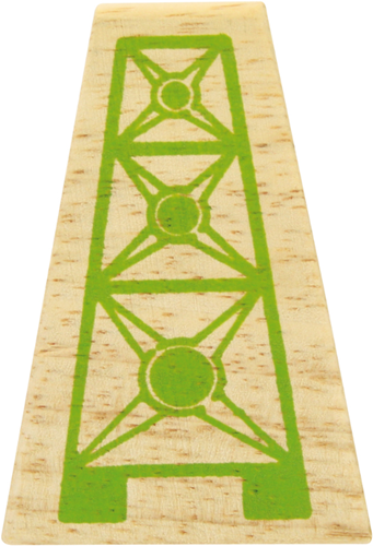BigJigs bloques altos para tren de madera - set de 12 - pack de expansión