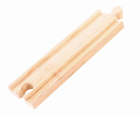 BigJigs vías de tren de madera rectas medianas - juguete