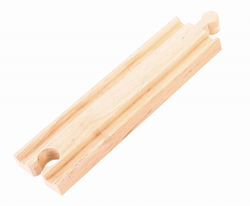 BigJigs vías de tren de madera rectas medianas - juguete