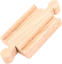 BigJigs vías de tren de madera mini M/M - set de expansión para circuito