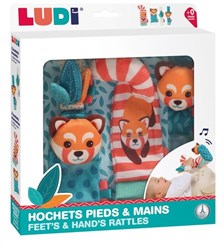 Ludi sonajero juguete bebé manos y pies colorido desarrollo motriz