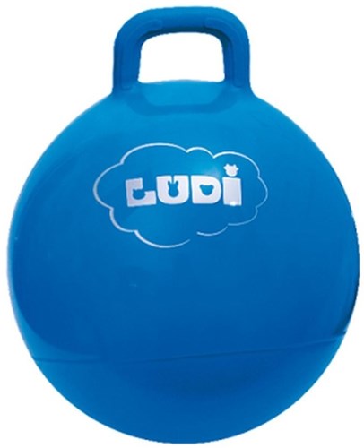 Ludi pelota saltarina azul 45cm - juguete saltarín para niños