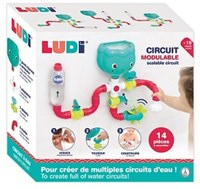 Ludi circuito de agua juguete de baño para niños multicolor