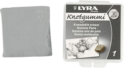 Lyra goma moldeable gris en caja - borrador flexible y modelable