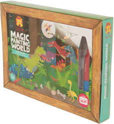 Tiger Tribe set de pintura mágica dinosaurios - juguete creativo para niños