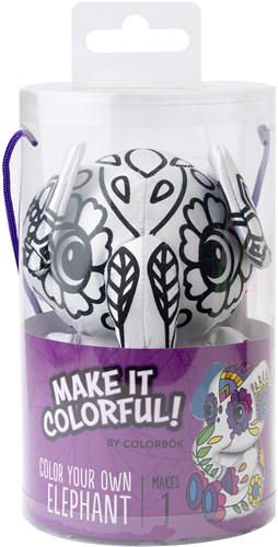 American Crafts set creativo peluche elefante colorea tu propio juguete
