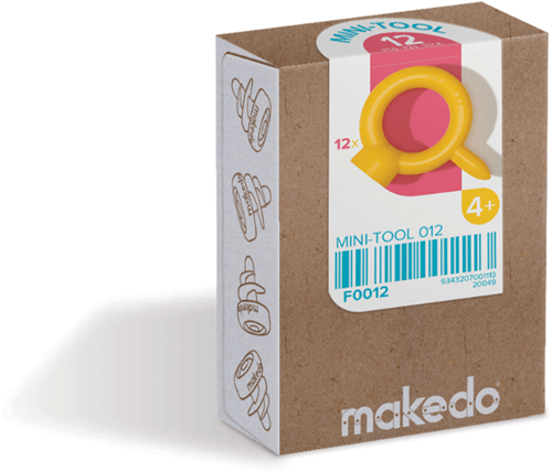 Makedo herramienta cartón Mini-Tool set para niños y manualidades