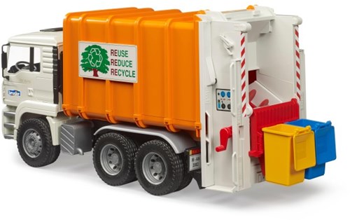 Bruder MAN TGA camión de basura juguete vehículo 02772-3