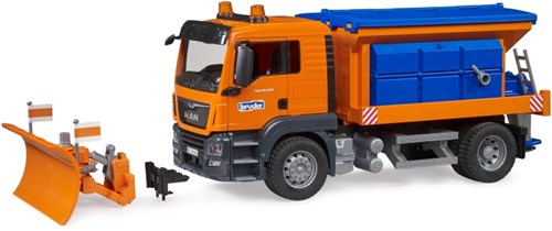 Bruder MAN TGS camión de juguete servicio de invierno con quitanieves
