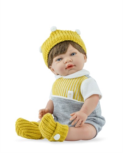 Marina - Pau muñeca Sweet Baby Autumn 42cm - Muñeca de juguete multicolor