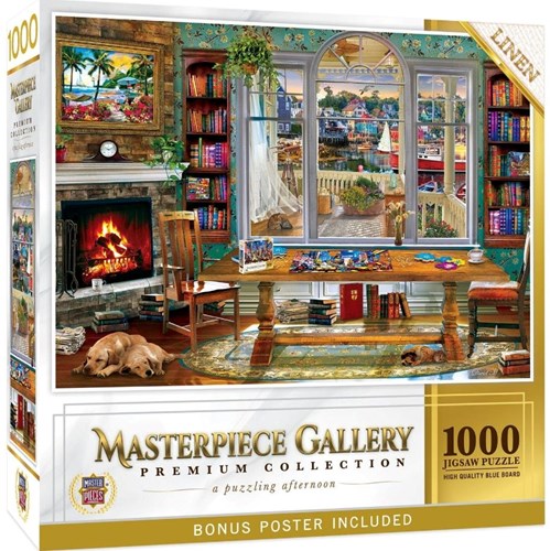 Master Pieces rompecabezas MasterPiece Gallery A Puzzling Afternoon 1000 piezas-2