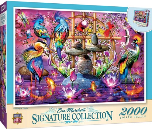 Master Pieces rompecabezas Fantasy in Flight 2000 piezas diversión-2