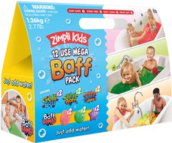 Zimpli Kids juguete de baño MEGA BAFF PACK multicolor diversión sensorial