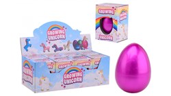 Johntoy Mega Huevo juguete con unicornio que crece sorpresa rosa