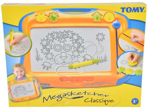 Tomy pizarra mágica Megasketcher clásica azul para niños