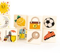 Bajo MEMO Pairs - Juego educativo de memoria con bloques para niños