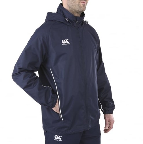 CANTERBURY CLASSIC FULL ZIP RAIN JACKET WOMENS -NAVY