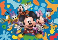 Clementoni puzzle - Disney Mickey y amigos - 104 piezas - rompecabezas infantil