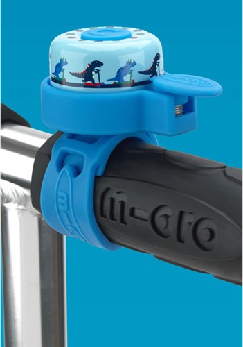 Micro timbre bicicleta Dino - accesorio patinete - azul - timbre Micro original-2