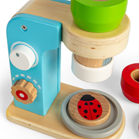 BigJigs microscopio de madera juguete educativo para niños - madera FSC-2