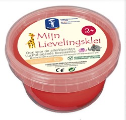 Mijn Lievelingsklei - rood, 500gr.