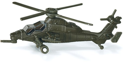 Siku helicóptero militar juguete verde metal y plástico-2