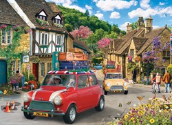 Eurographics puzzle Mini Cooper 1000 piezas 68x48cm coche clásico
