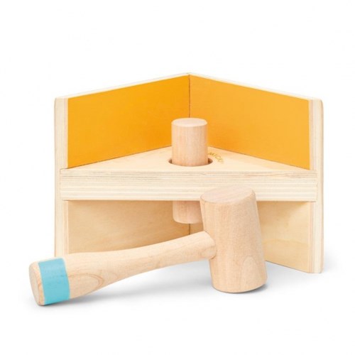Micki banco de martillos de madera triángulo juguete educativo multicolor