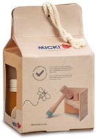 Micki banco de martillos de madera triángulo juguete educativo multicolor-3