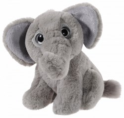 Heunec peluche elefante Mini-Mi gris juguete suave 14cm niños
