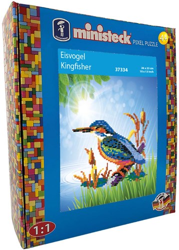 Ministeck juguete de mosaico Kingfisher XL Box 1300 piezas creativo
