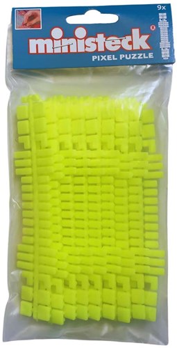 Ministeck Colorstripes amarillo neón 9 tiras - Juguete creativo