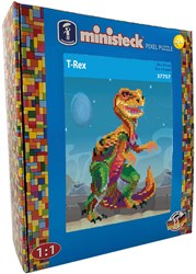 Ministeck mosaico T-Rex XL Box - 1200 piezas - juguete creativo