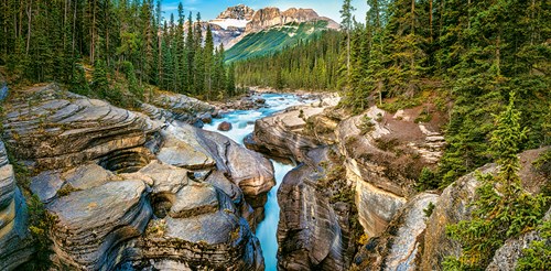 Castorland puzzle paisaje Mistaya Canyon Banff National Park 4000 piezas