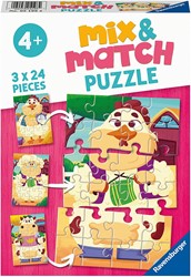 Puzzel 3x24 stukjes Mijn boerderijvrienden