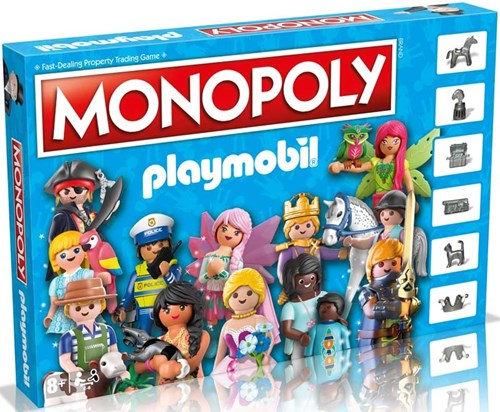 Hasbro juego de mesa Monopoly edición Playmobil - juego familiar - 2 a 6 jugadores