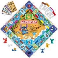 Hasbro juego de mesa Monopoly edición Stitch clásicos Disney-2