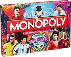 Hasbro Monopoly juego de mesa edición World Football Stars juego de fútbol