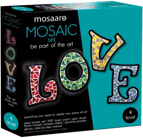 Mosaaro set de mosaico creativo amor juguete creativo multicolor
