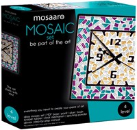 Mosaaro set mosaico reloj cuadrado DIY regalo creativo decoración pared