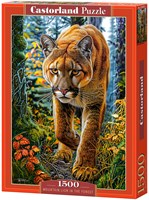 Castorland puzzle León de montaña bosque - puzzle 1500 piezas-2