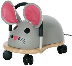 Wheelybug correpasillos ratón pequeño - juguete montable para niños