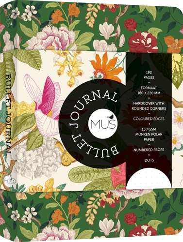 MUS Creatief bullet journal cuaderno Bloom tapa dura 192 páginas